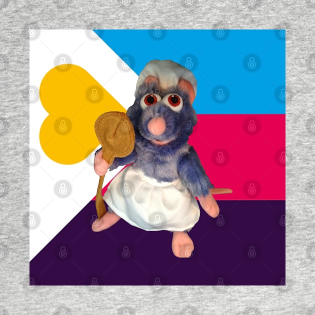 Ratatouille Polyamorous Rights (new flag) by casserolestan